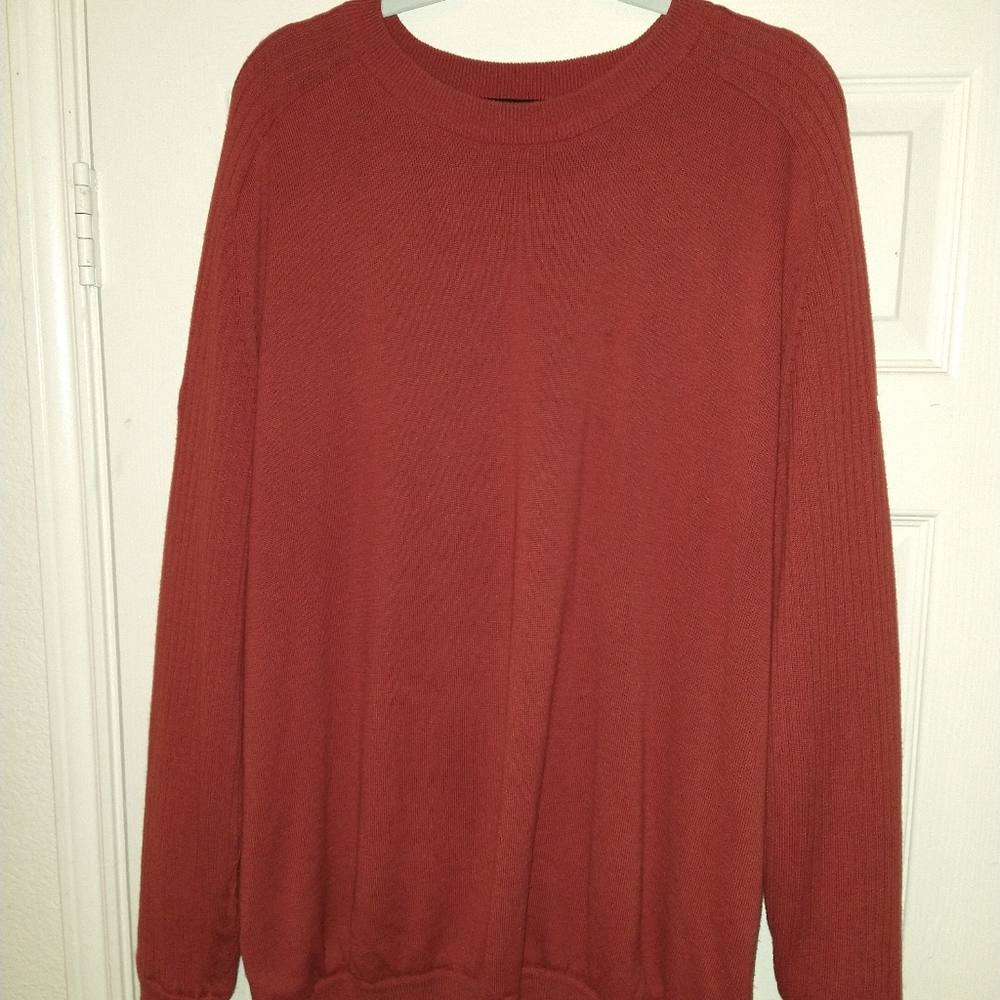 Mizuno Performance Wear Windlite Lined Orange Sweater Men's sz XXL .